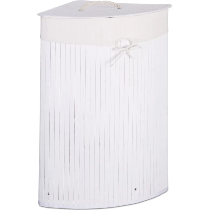 Eckwäschekorb Bambus – Bild 10