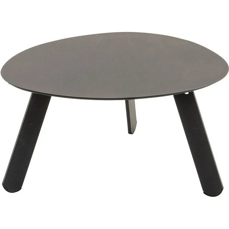 Lesli Living Beistelltisch Beistelltisch Tiki 55x46x28cm schwarz Metall