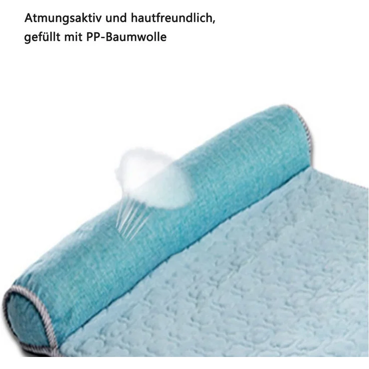 Ledander Hundematte Kühlmatte Hunde Ergonomisch mit Rand, Hundebett Selbstkühlend, Kühldecke Hunde Welpen Katze Kühlmatte, Drinnen Draußen, 40x60 cm – Bild 4