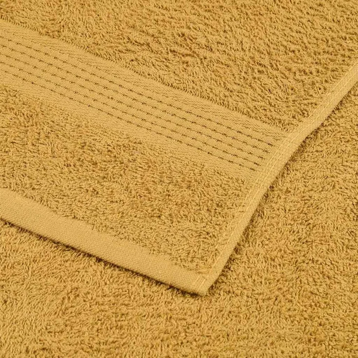 vidaXL Waschtücher FROGN 4 Stk. Gold 30x30 cm 360 g/m² 136801 – Bild 6