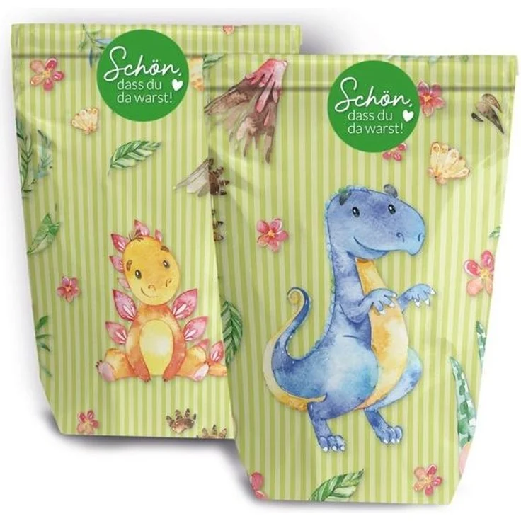 PAPIERDRACHEN Geschenkbox 12 Geschenktüten zum Geburtstag - mit Aufkleber zum Verschließen, in verschiedenen Motiven erhältlich – Bild 3