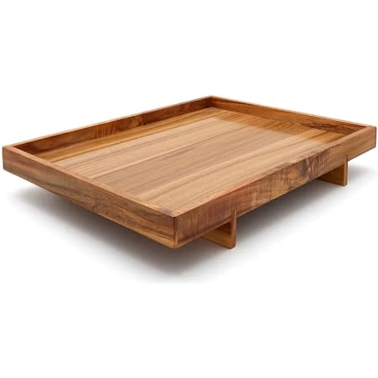 BREDEMEIJER Tablett Wazuka 40x30x6,2cm Akazienholz – Bild 2