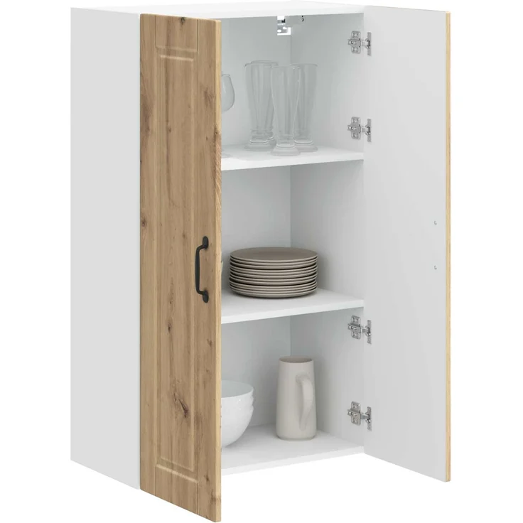 vidaXL Wandschrank PORTO Artisan-Eiche 60 x 31 x 100 cm Holzwerkstoff 885494 – Bild 3