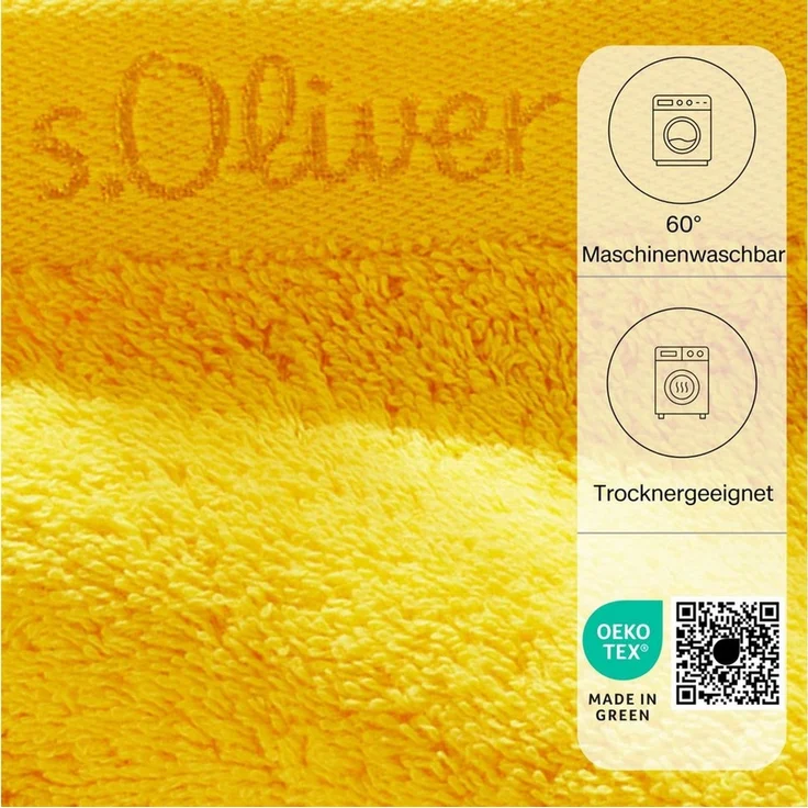 s.Oliver Waschhandschuh s.Oliver, Premium Qualität, 600 gr/m², auch als Sets erhältlich, Walkfrottier (1-St), große Farbauswahl, auch als Duschtuch, Handtuch, Gästetuch – Bild 4