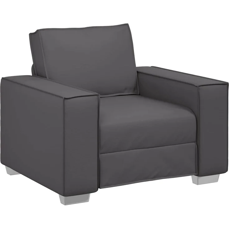 vidaXL Sofasessel, Stoff Grau, 99 x 78 x 84 cm – Bild 1