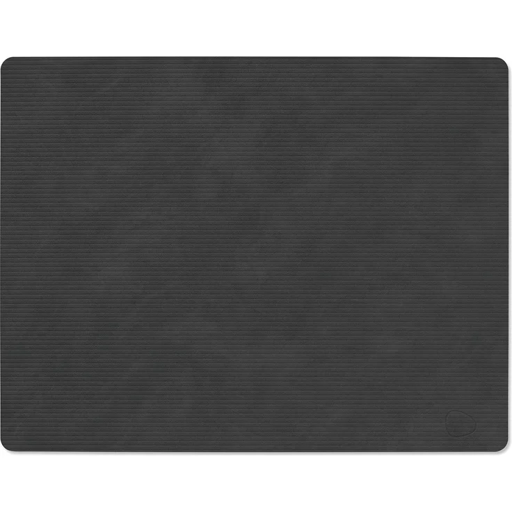 LIND DNA Table Mat Square L 35x45 cm Corduroy Black