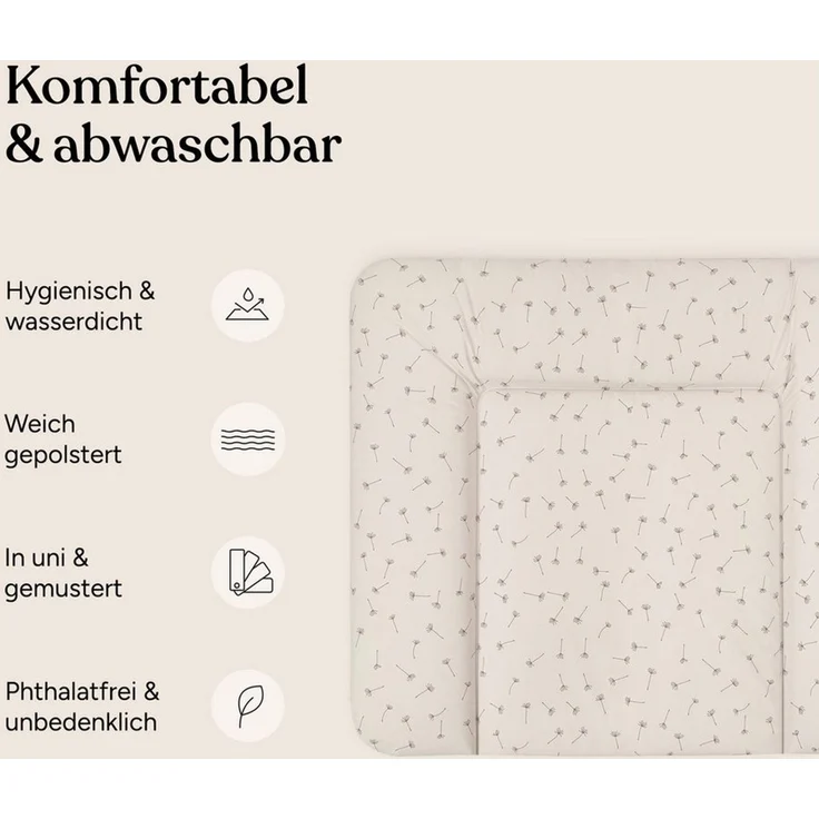 Ehrenkind Wickelauflage Wickelunterlage abwaschbar, Hygienisch, Sicher und Vielseitig – Bild 3