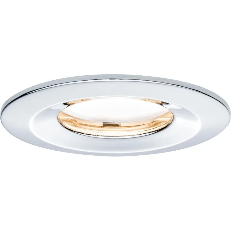 Paulmann No. 93883 Einbauleuchte LED Coin Slim IP65 starr Chrom 1er-Set dimmbar