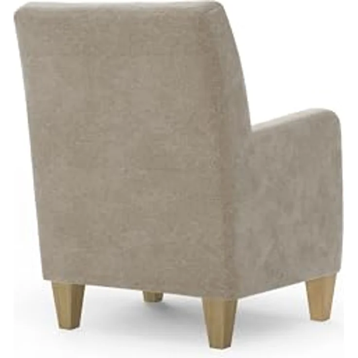 Cavadore Sessel Vida / Polstersessel im trendigen Design / 74 x 93 x 81 / Mikrofaser, Perlbeige – Bild 5