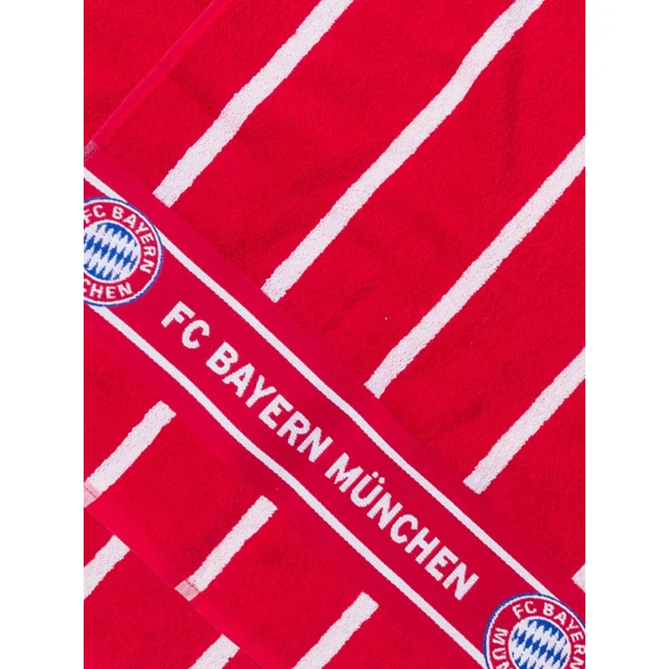 FC Bayern München Badetuch FC Bayern München Handtuch I Gäste-Handtücher I 2er Set I Rot-Weiß, Baumwolle – Bild 6