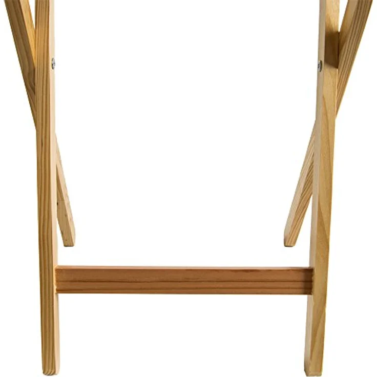 Home Vida Klappbarer Snack Tisch, Holz, Natur – Bild 6