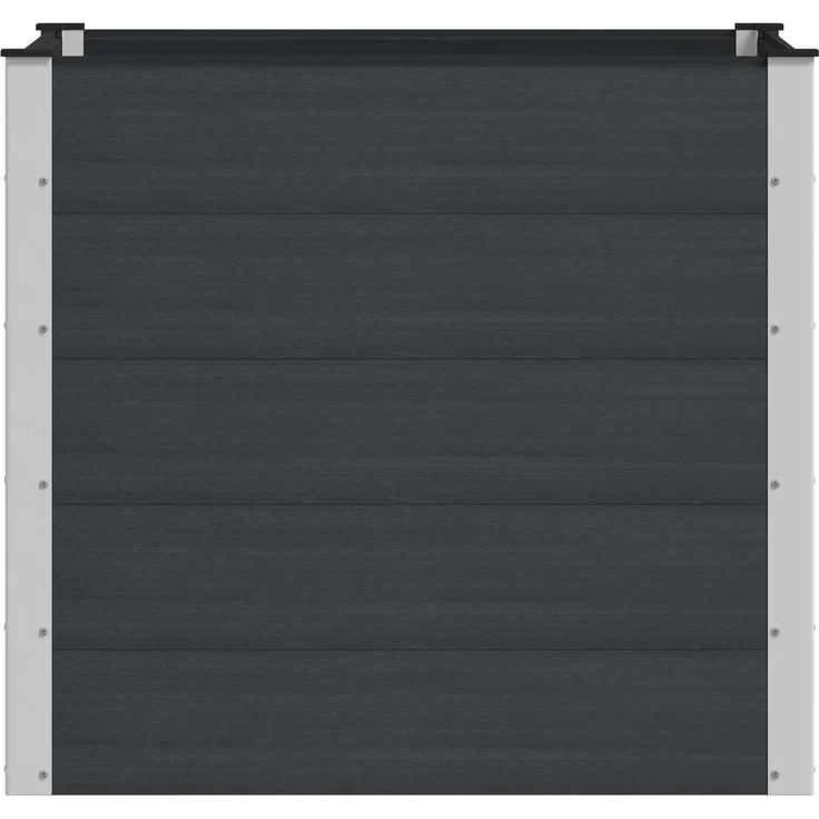 vidaXL Hochbeet Schwarz 100 x 100 x 91 cm 42038979 – Bild 2