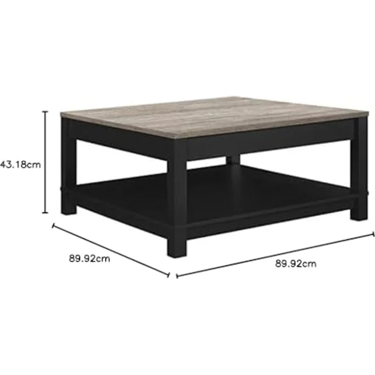 Ameriwood Carver Couchtisch Schwarz – Bild 4