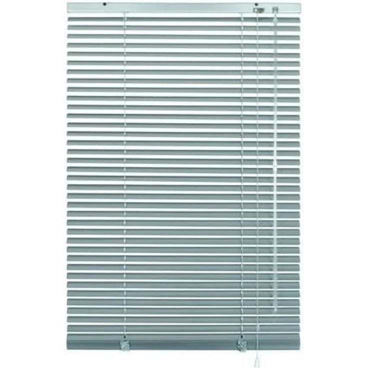 GARDINIA Alu-Jalousie, Sicht, 25 mm, Silber, 130x100 cm – Bild 6