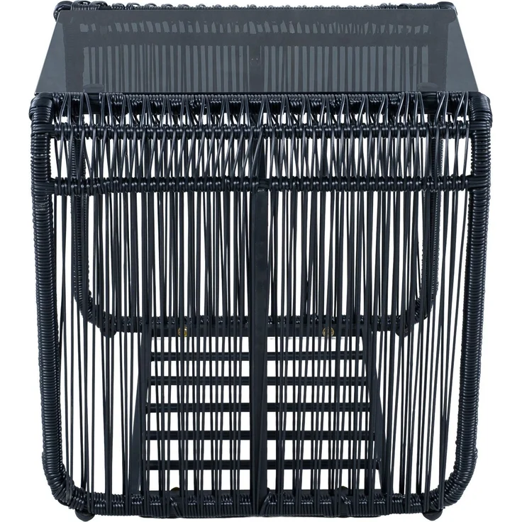 Gartenlounge-Set mit Glastisch, 2 Stühlen und 2 Hocker, 5-teilig, 5-tlg, Loungeset, Essgruppe für Garten – Bild 9