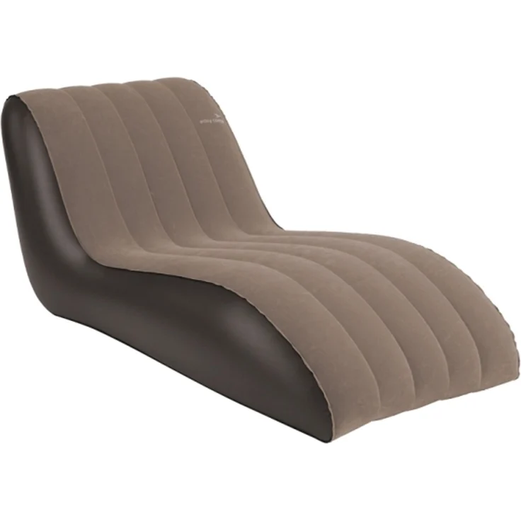 Easy Camp 420072 Camping-Liege Braun PVC Erwachsene 840 mm 1400 mm