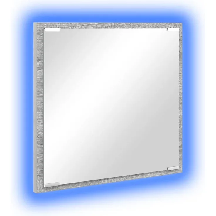 vidaXL LED-Badezimmerspiegel Graues Sonoma 40 x 37 x 8.5 cm 822926