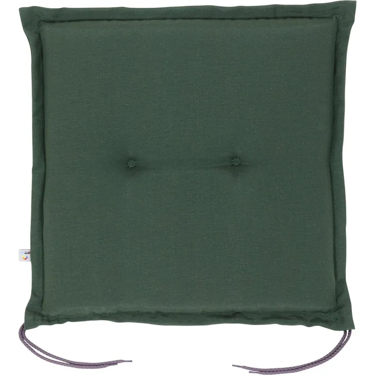 KETTtex Hockerauflage Sitzkissen Hocker Florence 2147 dunkelgrün 50x50x6 cm KETTtex