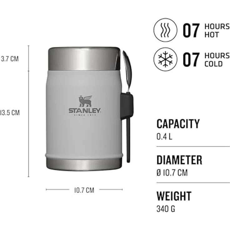 Stanley Stanley Classic Legendary Lebensmittelglas + Löffel 400ml 1009382083 – Bild 3