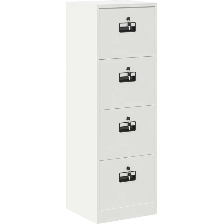 vidaXL Aktenschrank Senfgelb 45,5 x 42 x 139 cm Kaltgewalzter Stahl 891625 – Bild 2