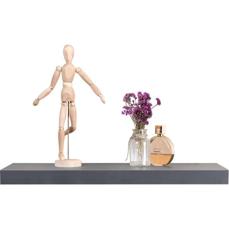 Woltu Wandregal, 4-tlg, Schweberegal für Deko Wandablagen aus MDF Holz – Bild 6