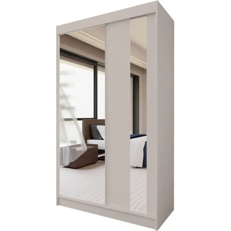 Beautysofa Schwebetürenschrank Gaja (120, 150, 180, 200 oder 240 cm breit, weiß, schwarz, graphit, artisan, Kaschmir Farbe) – Bild 4