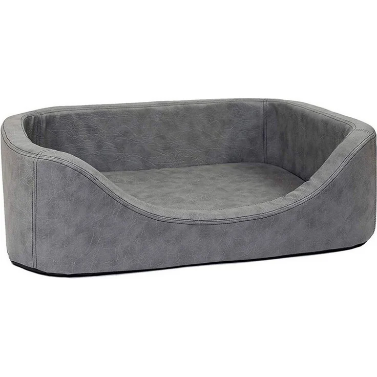 CopcoPet Tierbett Hundebett Stella Antik Grau L ca. 80x60 cm Viscoschaumstoff – Bild 5