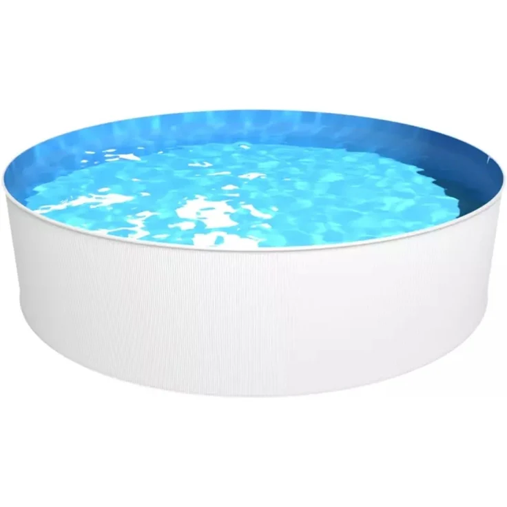 Steinbach Stahlwand Swimming Pool "New Splasher Secure", Stahl Weiß, Ø 350 x 90 cm – Bild 1