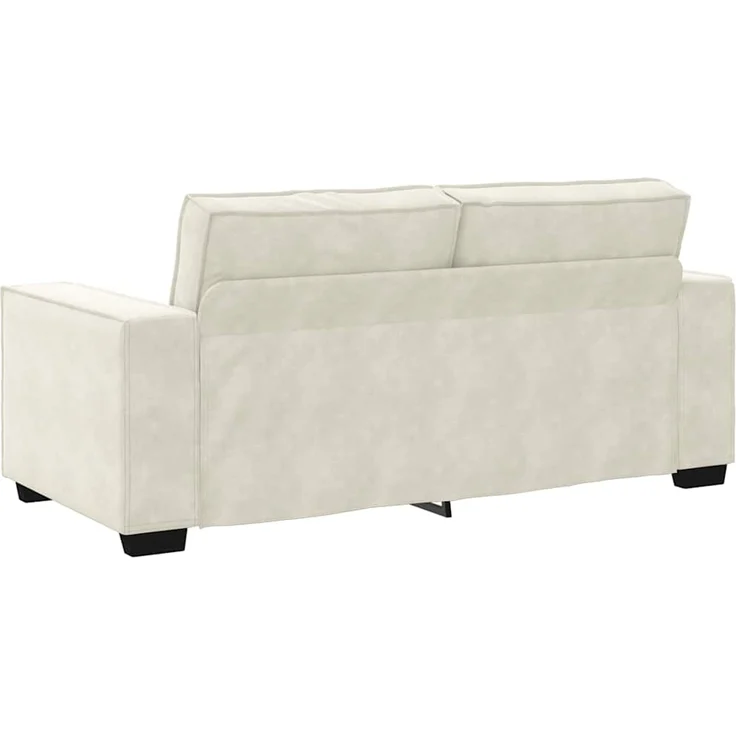 vidaXL 2-Sitzer-Sofa Creme 180x78x84 cm Samt 4105028 – Bild 5