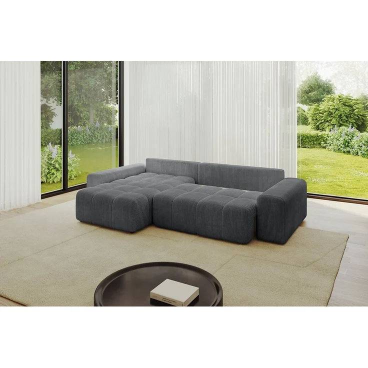 ALTDECOR Ecksofa ENIL-L, Couch mit Schlaffunktion, Wohnzimmer - Wohnlandschaft, Corner Sofa Bett Eckcouch Couch L-Form Schlafcouch Ausziehbar – Bild 3