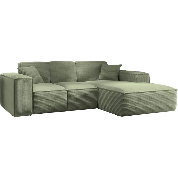 Kaiser Möbel Ecksofa Eckcouch SIENA L-Form, Stoff Poso/Salvador/Maloy/Artico/Velo, Einzelsofa, Bequem, originelles Design, praktisch, viele Farben – Bild 2