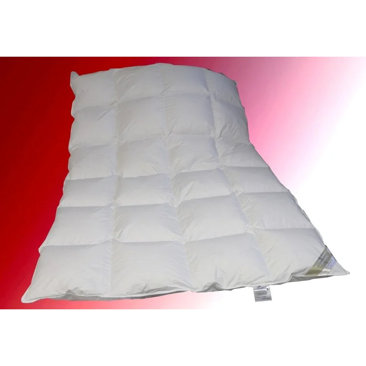 Hofmann anschmiegsame Ganzjahresdecke Daunendecke 135x200 cm 980 g Daunen – Bild 2