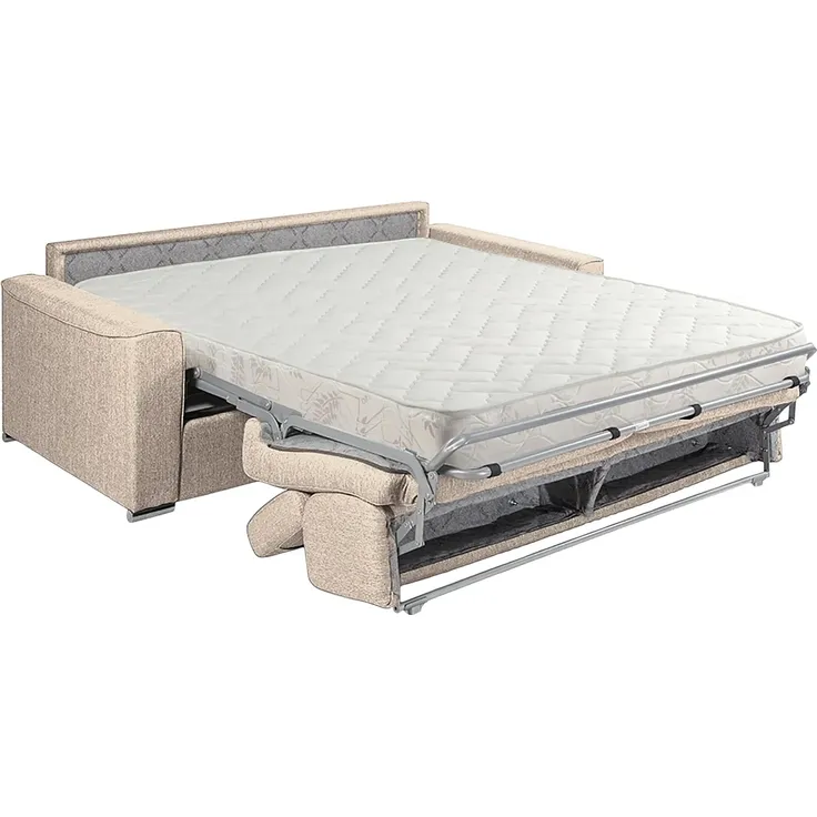 Vente-unique - VIZIR Sofa Stoff Beige - B 223 cm94 cm x H 110 cm95 cm x L 196 cm – Bild 3