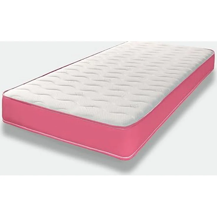 eXtreme comfort ltd Hybrid-Cooltouch-Matratze, 75x175 cm, Memory-Schaum und Spiralfeder, Plüsch-Haptik, Cooltouch Plus Schlaffläche, 18 cm tief, Rosa, Maximalwert – Bild 3