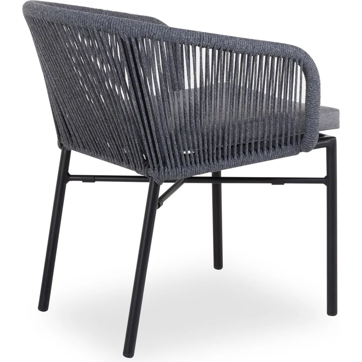 Gartenstuhl SANSIBAR KOPENHAGEN BHT 59x75x64.50 cm grau Stapelstuhl Klappstuhl – Bild 4