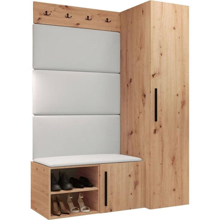 Garderoben-Set Mapreni II (Farbe: Artisan Eiche, Soft 017) – Bild 1