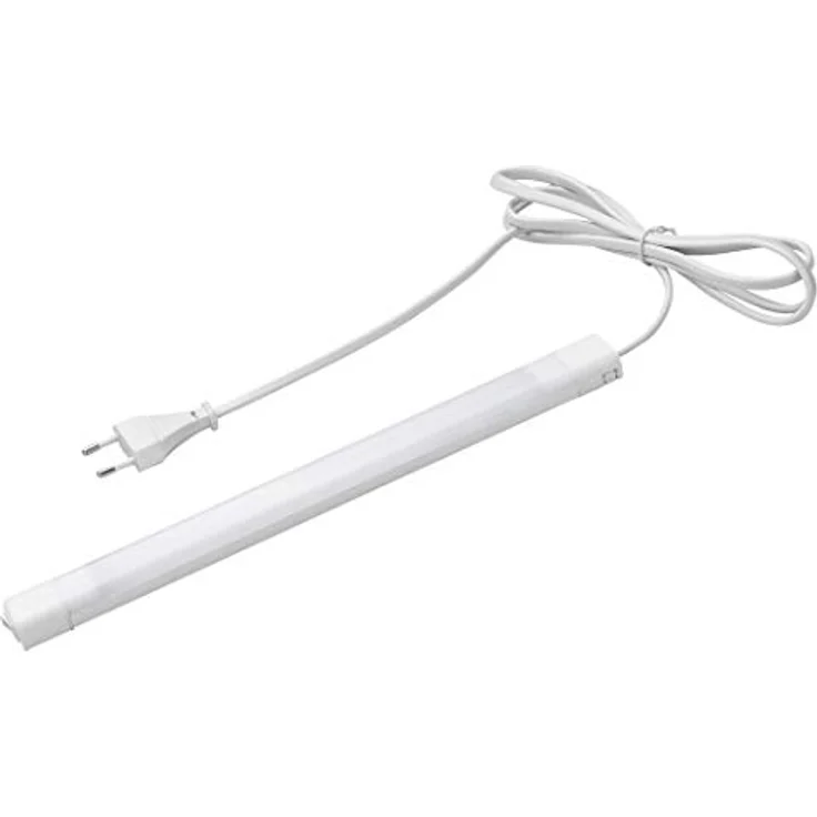 SEBSON LED Unterbauleuchte 30cm, Energieeffiziente Lichtleiste mit Stecker und Schalter, 4000K Neutralweiß, 300lm, ultra flaches Design 24x13x300mm – Bild 3