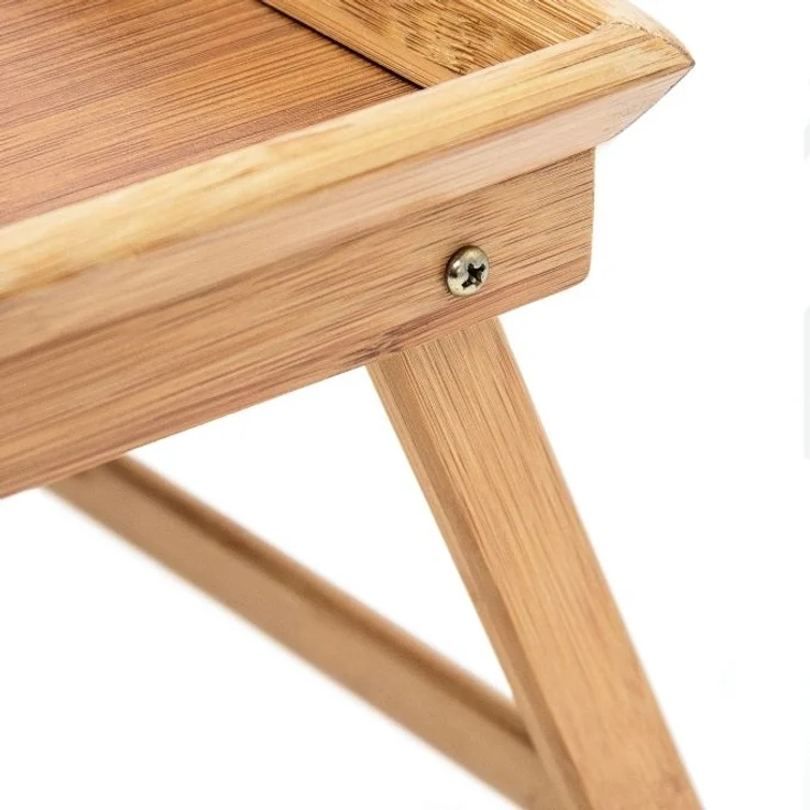 2x Betttablett Bambus lackiert klappbar 10023372 – Bild 6