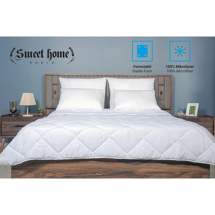 Kissen 2er Set, Kissenfüllung 40x80cm 1500g Weiches Mikrofaser - Kopfkissen Nacken und Kopf - Innenkissen Atmungsaktiv – Bild 7