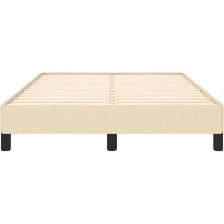 vidaXL Polsterbett, Stoff, 25,0 cm, Creme, 120x190 cm – Bild 9