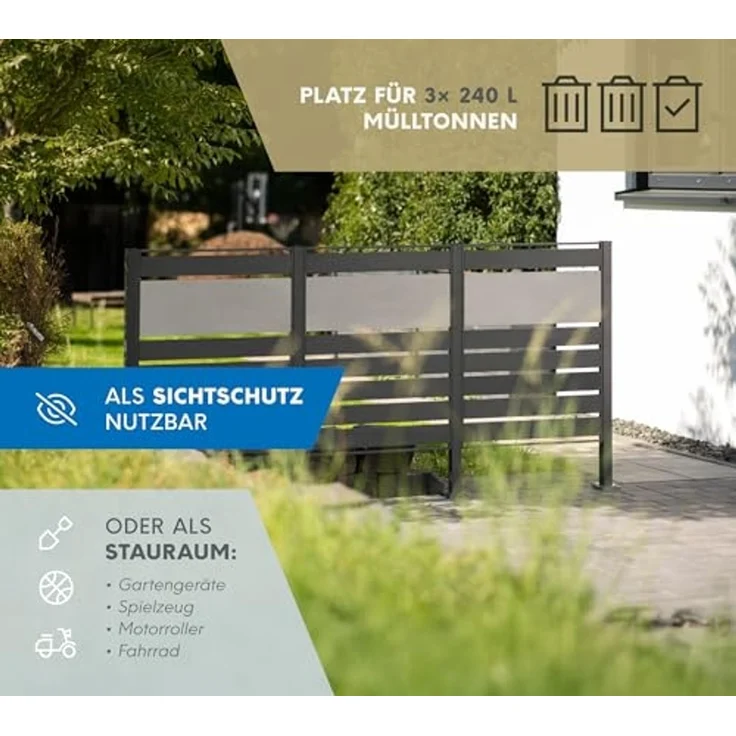 Westmann Metall Mülltonnenverkleidung Planum | – Bild 4