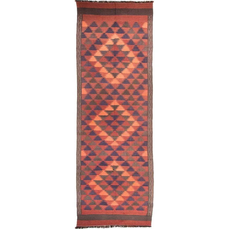 Morgenland Läufer Kelim - Old - 450 x 130 cm - braun