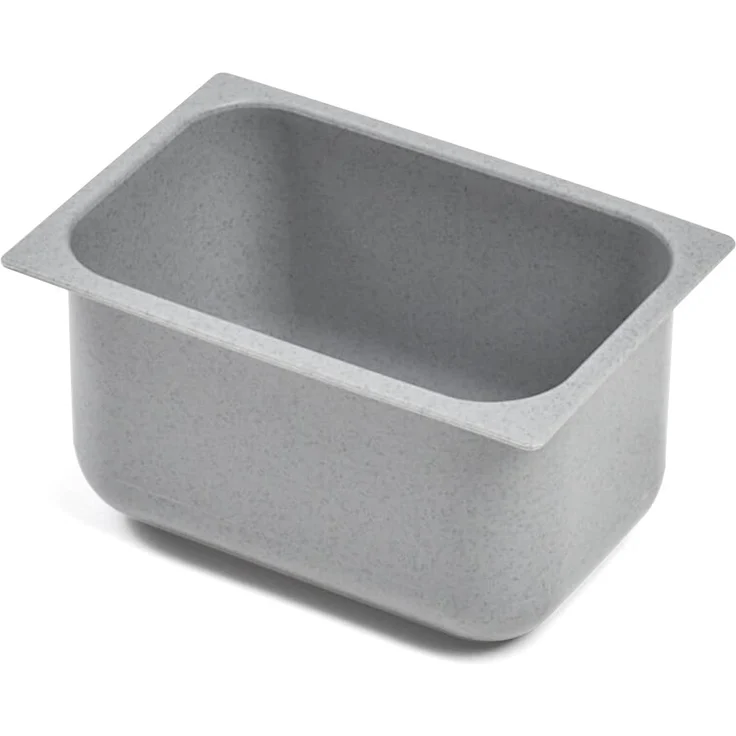 HAILO 1009339 Utensiliendepot 0,7 Liter grau für Abfallsorter XXL / Ersatzeimer