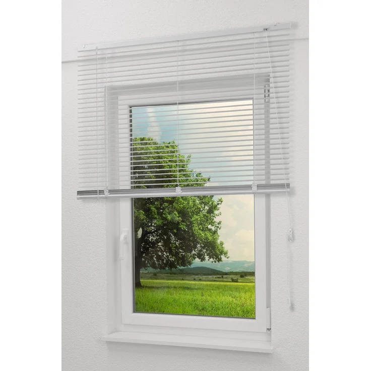 Qualitätsalujalousie 25mm in Reinweiß in den Maßen (B x H) 50cm * 130cm – Bild 4
