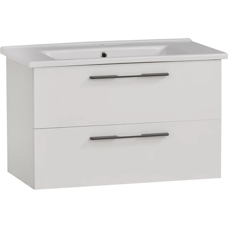 Schildmeyer Waschtisch Maxim 85 cm, 701860, weiß matt