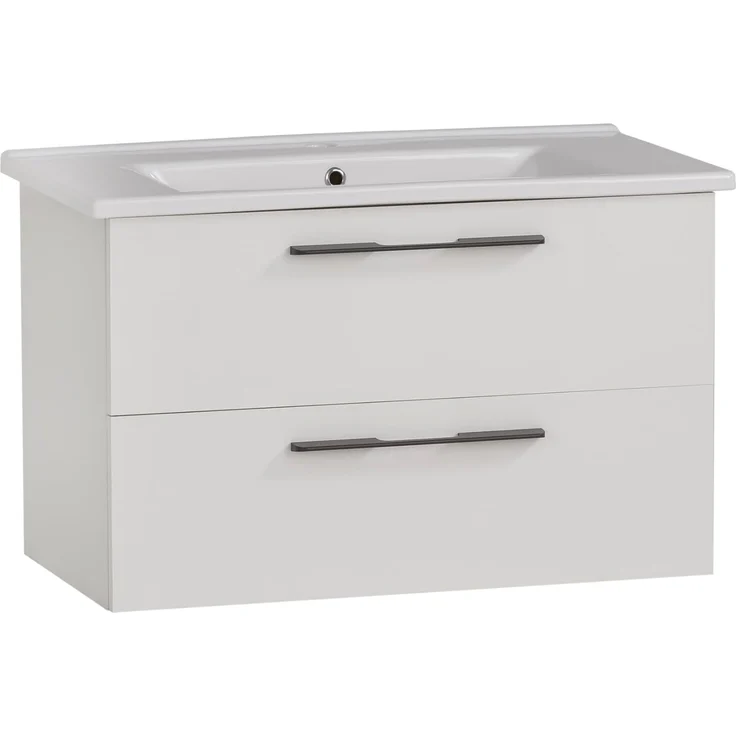 Schildmeyer Waschtisch Maxim 85 cm, 701860, weiß matt