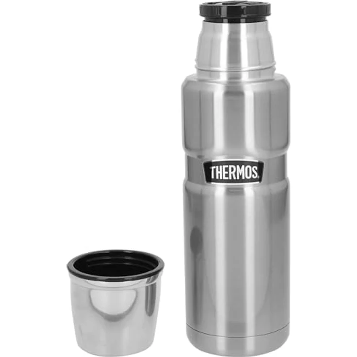 Thermos 4003. 205. 047 Isolierflasche Stainless King, 0,47 L, Edelstahl mattiert – Bild 2