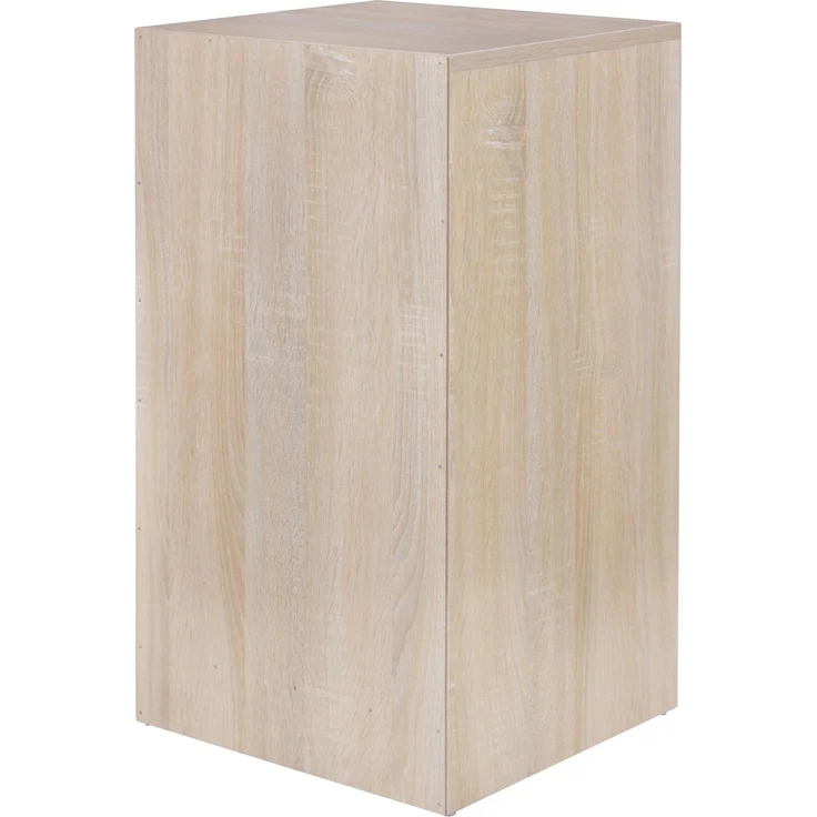 Nachtkonsole FOGGIA Holz Nachttisch modern mit 3 Schubladen sonoma, Design Nachtkästchen 37,5 x 68 x 35 cm, Extra hohes Nachtschränkchen – Bild 9