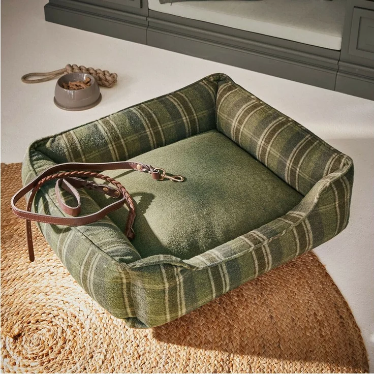 Mirabeau Hundebett Haustierbett Eydora grün/braun – Bild 4