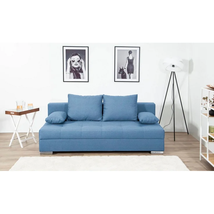 COLLECTION AB Schlafsofa Tania, B: 194 cm, Liegel. 140x194 cm, komfortabler Sitzkomfort: Federkern-Polsterung, inklusive Rückenkissen – Bild 1